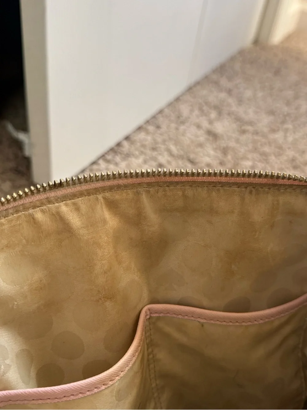kate spade Pink Saffiano Dome Satchel